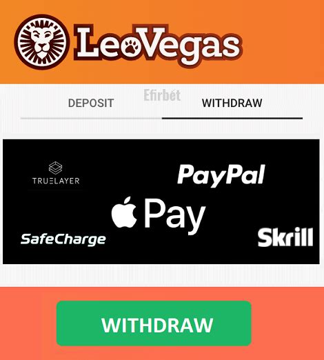 LeoVegas players withdrawal has been continuously